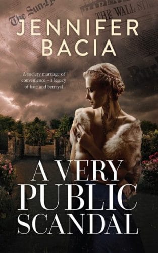 A Very Public Scandal book cover by Jennifer Bacia