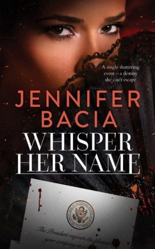Whisper Her Name book cover by Jennifer Bacia